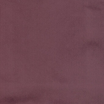 Mauve fabric sample with vertical ribbing, soft velvety nap, and muted plum tones; labeled “turri > fabric cat. b > 746 c”.